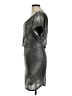 Splendid Metallic Gray Cocktail Dress Size M - photo 5