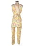 LOFT Beach 100% Rayon Paisley Yellow Jumpsuit Size XS - photo 2