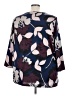 Sara Morgan for Haband Blue 3/4 Sleeve Blouse Size 4X - photo 2