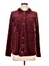 Bucketlist Burgundy Long Sleeve Blouse Size L - photo 1