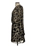 Parker Animal Print Brown Casual Dress Size S - photo 5