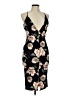 Missguided Floral Black Cocktail Dress Size 6 - photo 1