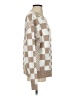 Unbranded Checkered-gingham Tan Pullover Sweater Size S - photo 4