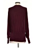 Express Burgundy Long Sleeve Blouse Size XS - photo 2