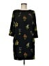 H&M Print Black Casual Dress Size 6 - photo 1