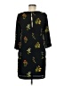 H&M Print Black Casual Dress Size 6 - photo 2