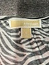 MICHAEL Michael Kors 100% Viscose Animal Print Silver Long Sleeve Henley Size L - photo 7