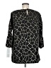 Caroline Rose Black 3/4 Sleeve Blouse Size M - photo 2