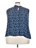 Lane Bryant 100% Rayon Blue Sleeveless Blouse Size 24 - photo 1