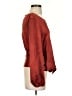 Drew 100% Polyester Burgundy Long Sleeve Blouse Size S - photo 4
