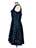 Taylor 100% Polyester Polka Dots Blue Cocktail Dress Size 10 - photo 5