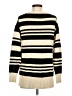 Lou & Grey Stripes Black Pullover Sweater Size XS - photo 2