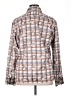 John Miller Collection 100% Polyester Tweed Silver Purple Long Sleeve Blouse Size XL - photo 2