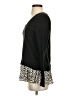 Ann Taylor LOFT 100% Cotton Animal Print Black Pullover Sweater Size XS - photo 5