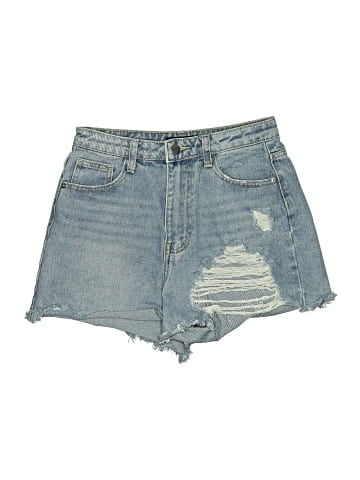 PrettyLittleThing Denim Shorts (view 1)