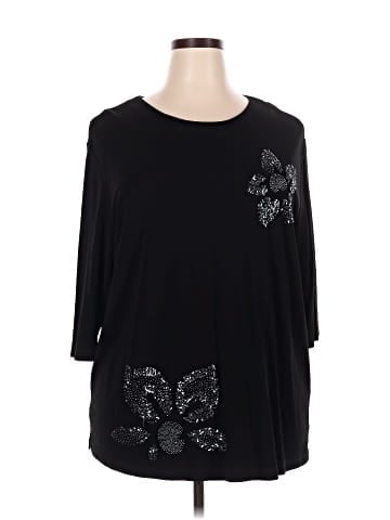 August Max Woman 3/4 Sleeve Top (view 1)