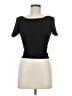DAZY Black Short Sleeve Top Size M - photo 1