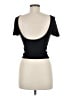DAZY Black Short Sleeve Top Size M - photo 2