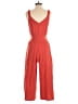ABLE 100% Cotton Solid Red Jumpsuit Size S - photo 2