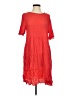 Haptics 100% Rayon Red Casual Dress Size S - photo 1