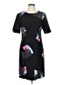 Ellen Tracy Graphic Black Casual Dress Size 10 - photo 1