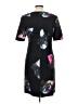 Ellen Tracy Graphic Black Casual Dress Size 10 - photo 2