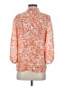 Classiques Entier 100% Silk Animal Print Orange Blouse Size XS - photo 2