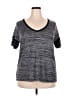 Torrid Gray Short Sleeve Top Size 2X Plus (2) - photo 1