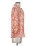 Classiques Entier 100% Silk Animal Print Orange Blouse Size XS - photo 4