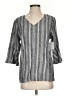 Chloe+Rene Gray 3/4 Sleeve Blouse Size S - photo 1