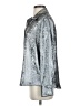 Evereve 100% Polyester Metallic Silver Long Sleeve Blouse Size S - photo 5