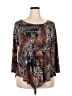 Amana Brown 3/4 Sleeve Blouse Size 2X - photo 1