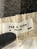 Rag & Bone 100% Cotton Chevron-herringbone Ivory Casual Pants Size XS - photo 3
