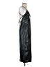 Zara 100% Polyester Metallic Black Cocktail Dress Size S - photo 4