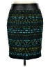 Akris Punto Graphic Teal Formal Skirt Size 4 - photo 1