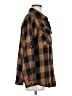 Blooming Jelly 100% Polyester Plaid Brown Long Sleeve Blouse Size M - photo 4