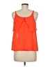 Skies Are Blue 100% Polyester Orange Sleeveless Blouse Size 8 - photo 2