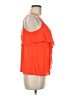 Skies Are Blue 100% Polyester Orange Sleeveless Blouse Size 8 - photo 4