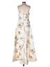 Sachin + Babi 100% Polyester Floral Ivory Cocktail Dress Size 6 - photo 2