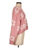 Shein 100% Acrylic Floral Pink Pullover Sweater Size 8 - 10 - photo 4