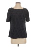 Banana Republic 100% Polyester Polka Dots Black Short Sleeve Top Size S - photo 1