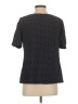Banana Republic 100% Polyester Polka Dots Black Short Sleeve Top Size S - photo 2