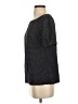 Banana Republic 100% Polyester Polka Dots Black Short Sleeve Top Size S - photo 5