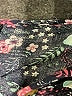 Unbranded 100% Rayon Floral Black 3/4 Sleeve Blouse 0-3 MO / 3 MO - photo 3