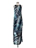Trina Turk 100% Polyester Graphic Blue Casual Dress Size 0 - photo 1