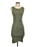 Leith Solid Green Casual Dress Size XS - photo 1