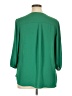 Pleione 100% Polyester Green 3/4 Sleeve Blouse Size XL - photo 2