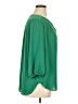 Pleione 100% Polyester Green 3/4 Sleeve Blouse Size XL - photo 4