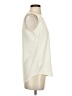 Ann Taylor 100% Polyester Ivory Sleeveless Blouse Size XS - photo 4