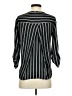 Stradivarius Stripes Black 3/4 Sleeve Blouse Size S - photo 2